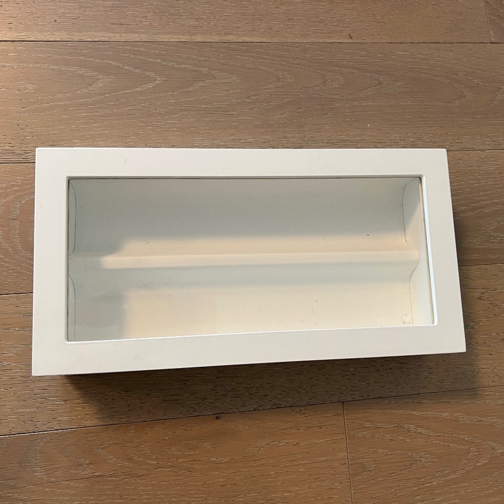 White Eyewear Organizer Case